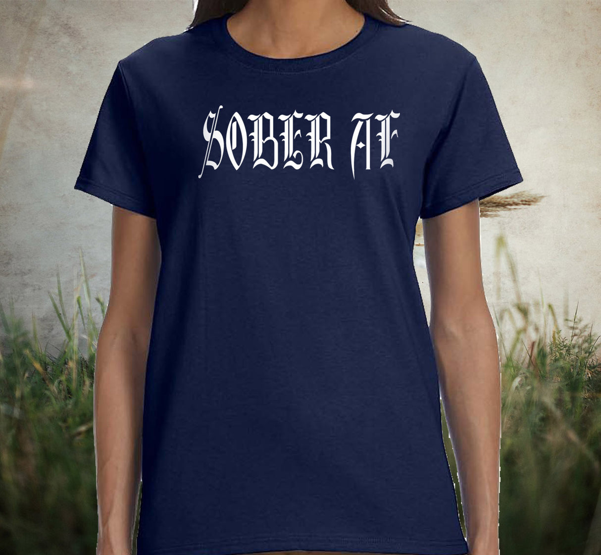 aalt- Sober AF Ladies T's