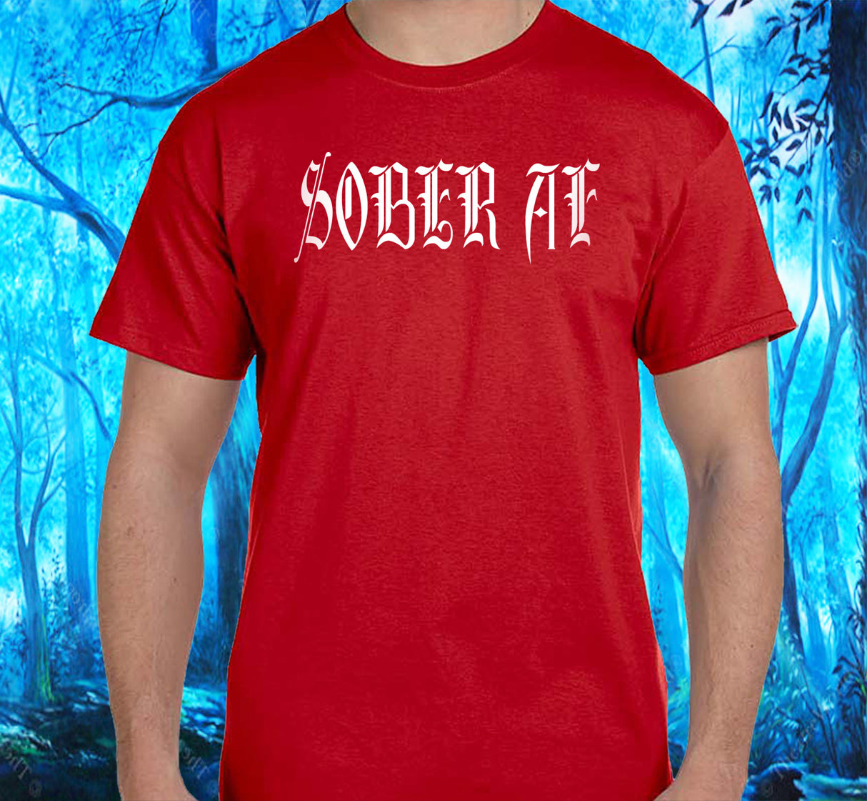 AA - Sober AF V.1 SS Tee