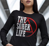 AA- The Sober Life Long Sleeve dtg Tee