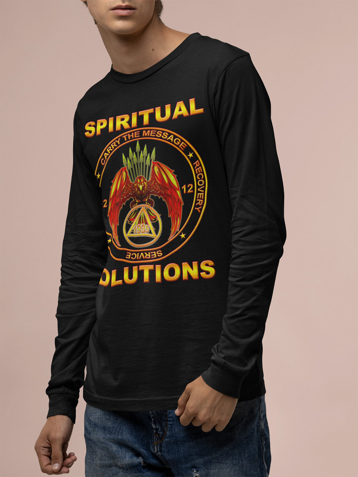 AA- Spirital Solution V.2 Long Sleeve dtg Tee