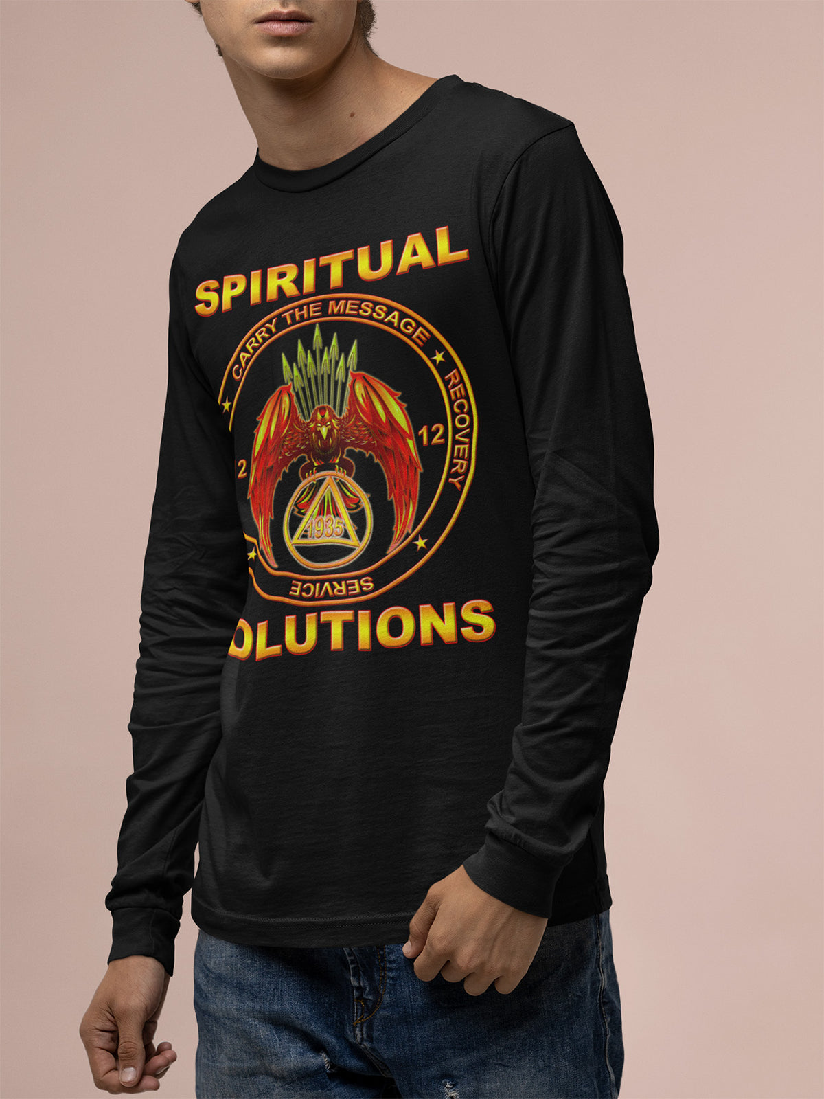 AA Spiritual Solution V.2  SS/LS Tee