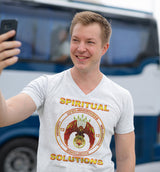 Spiritual Solutions V. 2 dtg V-Neck Tee