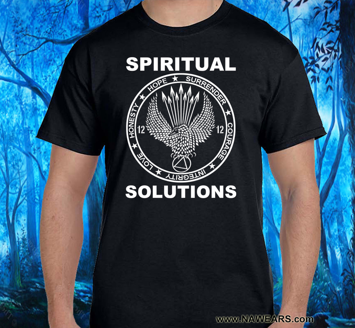 AA - Spiritual Solutions SS/LS Tee