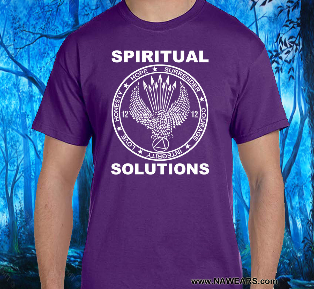 AA - Spiritual Solutions SS/LS Tee