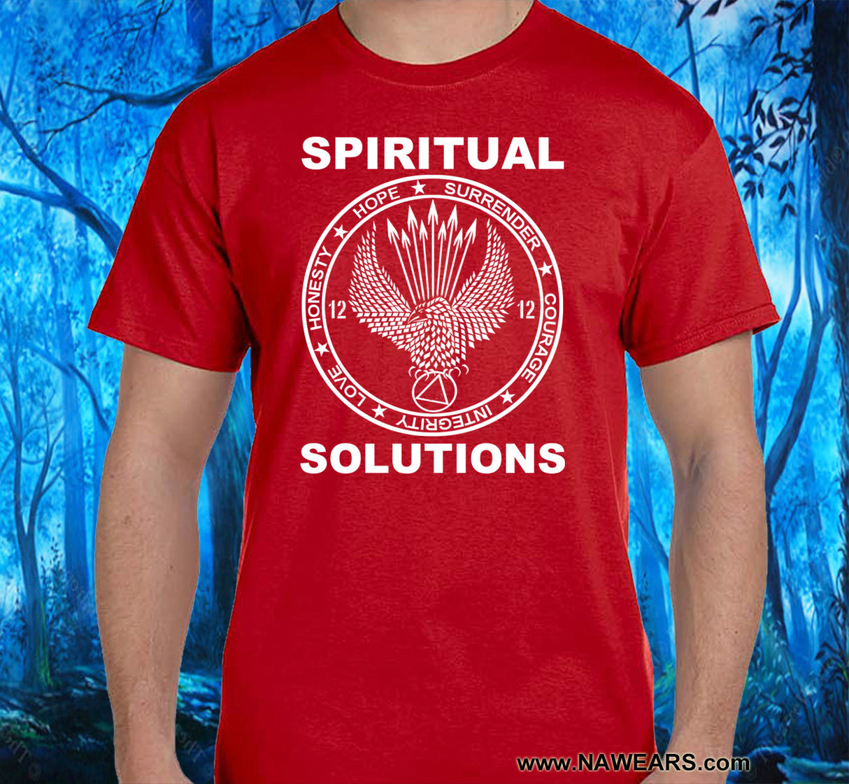 AA - Spiritual Solutions SS/LS Tee