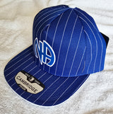 Ball Cap Blue Striped NA Symbol Snapback