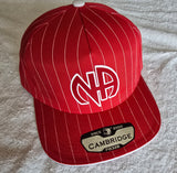 Ball Cap Red Striped NA Symbol Snapback