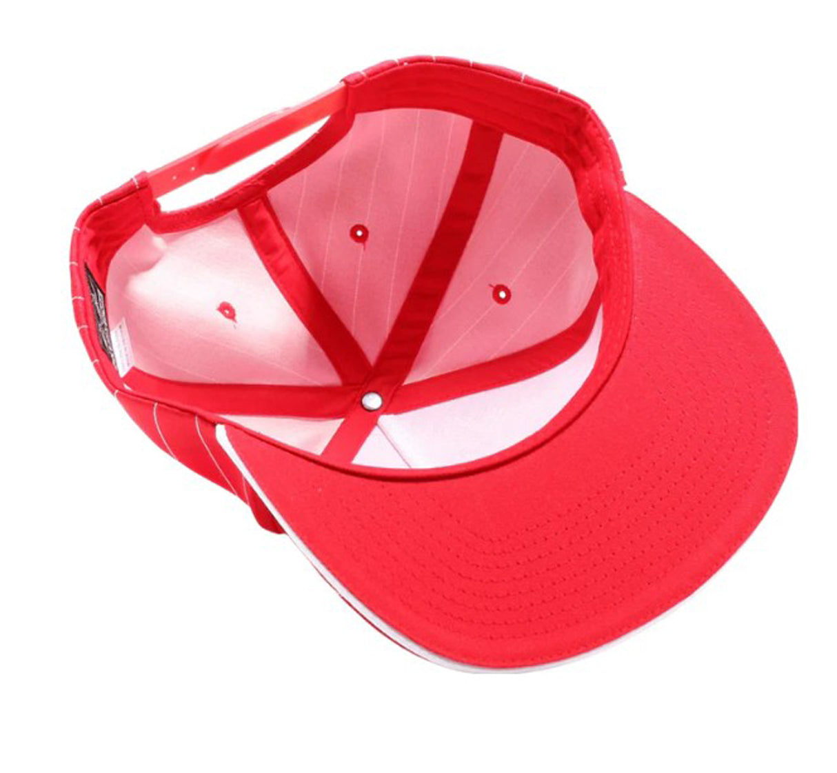 Ball Cap Red Striped NA Symbol Snapback