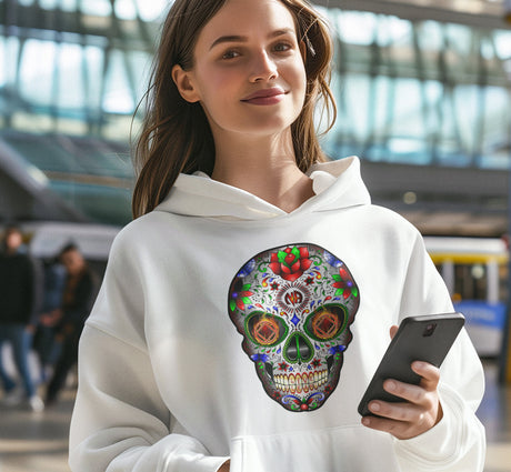 NA Sugar Skull dtg Hoodie