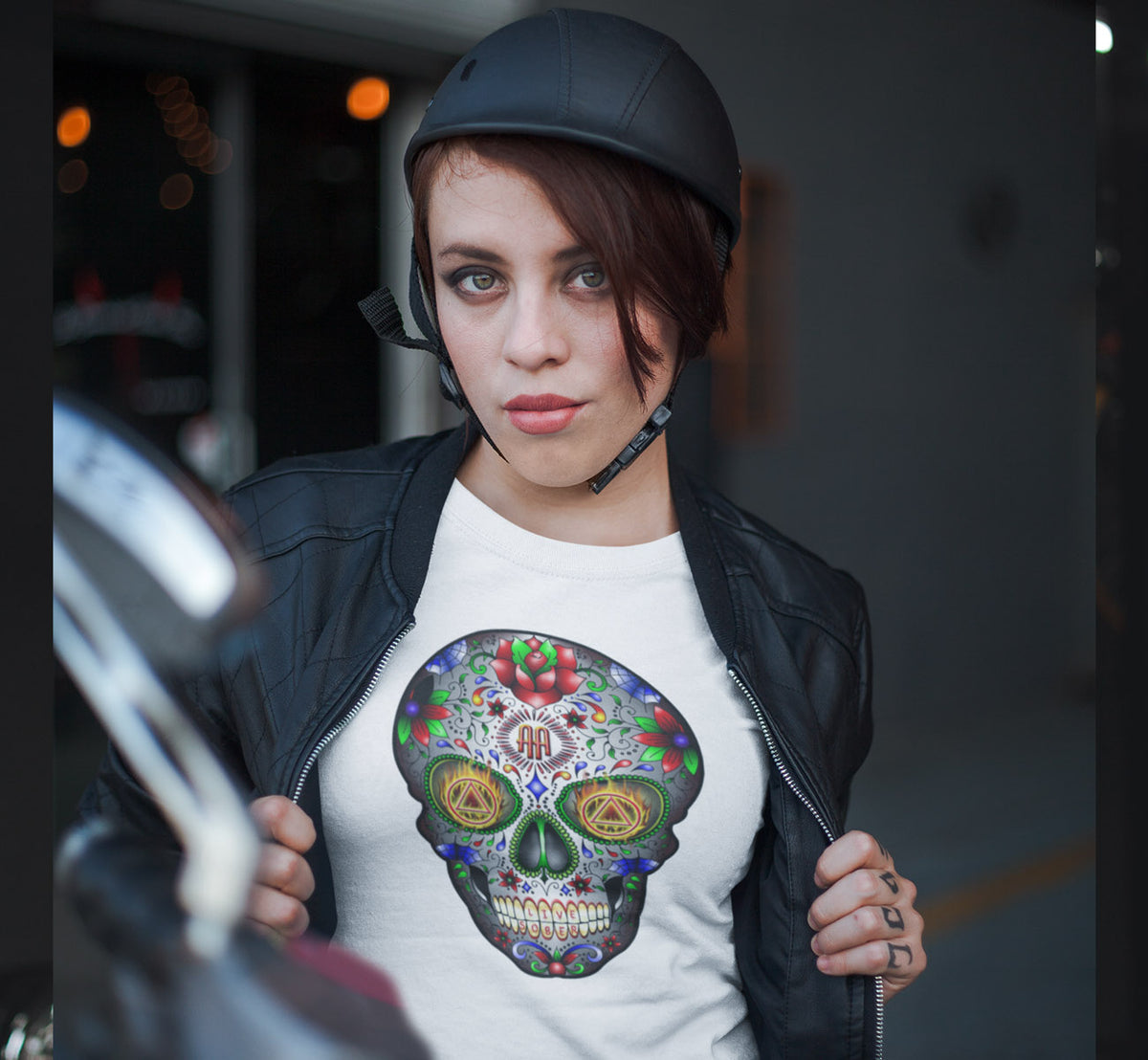 AA Sugar Skull V.2 SS/LS Tee