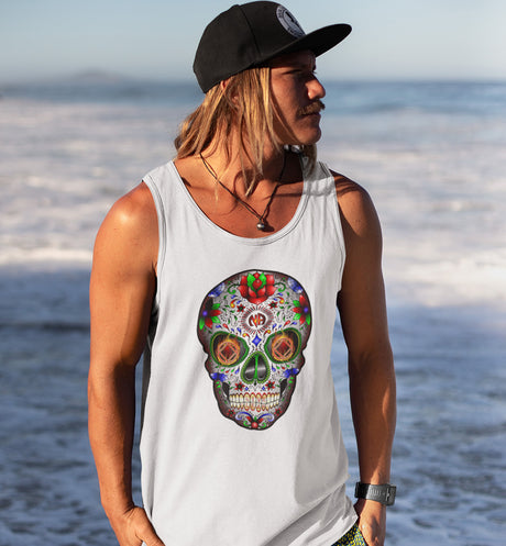 Sugar Skull V 2.0 NA dtg Tank Top