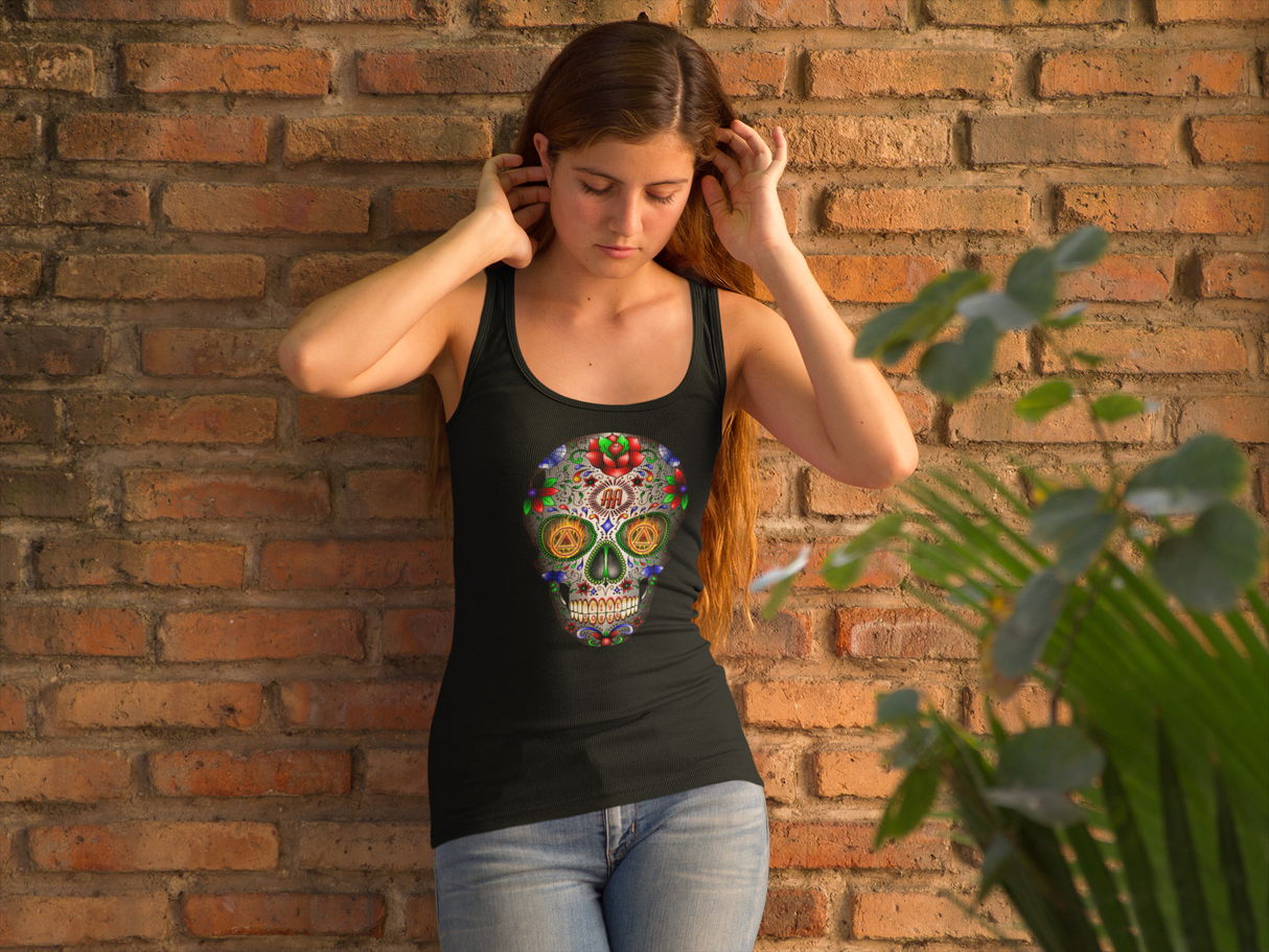 AA Sugar Skull AA Racerback Tank