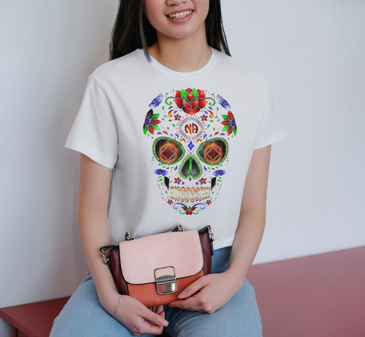 Inverted Sugar Skull Women's DTG Tee