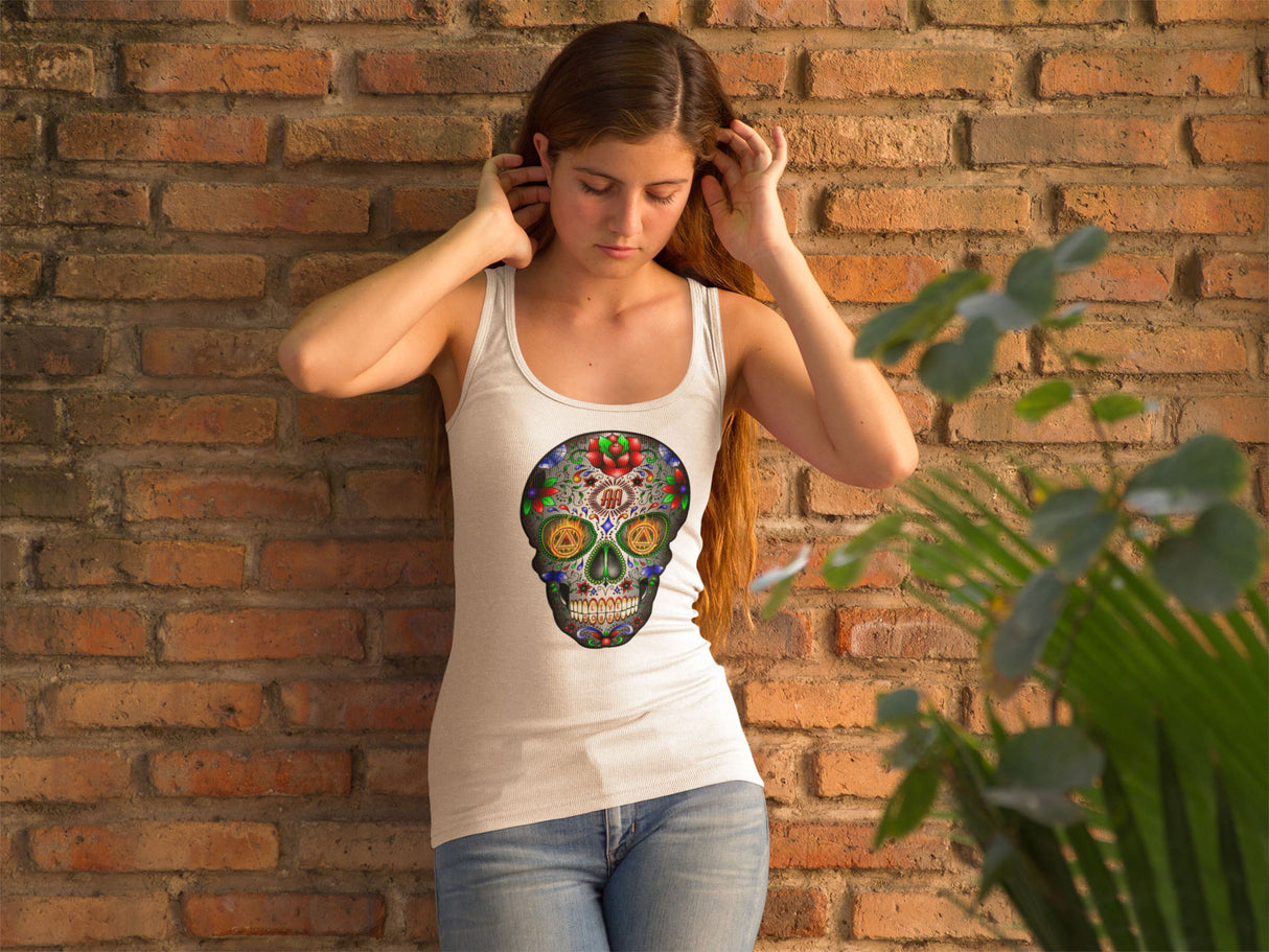 AA Sugar Skull AA Racerback Tank