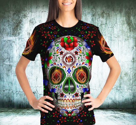 Sugar Skull 1 AOP T-shirts