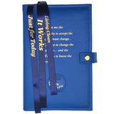 Cover-NA Triple Book Cover with Serenity Prayer and Coin Holder