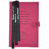 Cover-NA Triple Book Cover with Serenity Prayer and Coin Holder