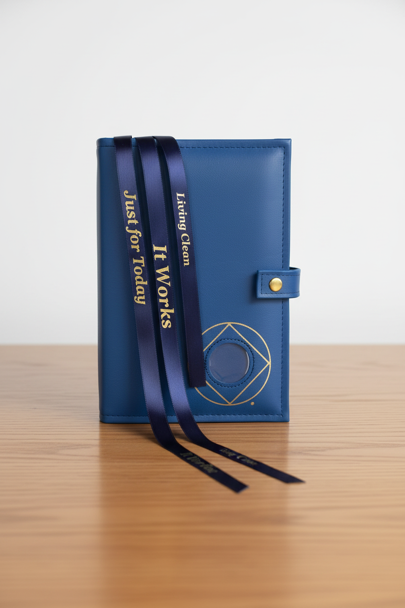 Cover-NA Triple Book Cover with NA Symbol and Coin Holder