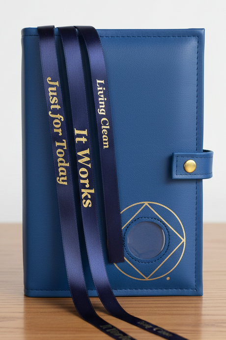 Cover-NA Triple Book Cover with NA Symbol and Coin Holder