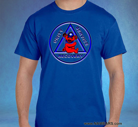 AA Teddy On AA Symbol SS/LS Tee