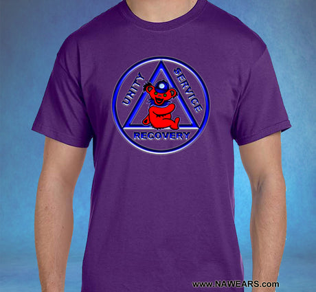 AA Teddy On AA Symbol SS/LS Tee