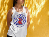 Teddy On AA Symbol AA Racerback Tank