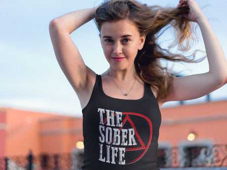 The Sober Life AA Racerback Tank