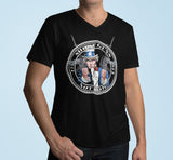 Shoot Guns Not Dope dtg V-Neck Tee