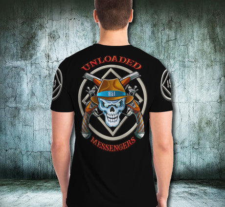 Unloaded Messenger AOP T-shirts