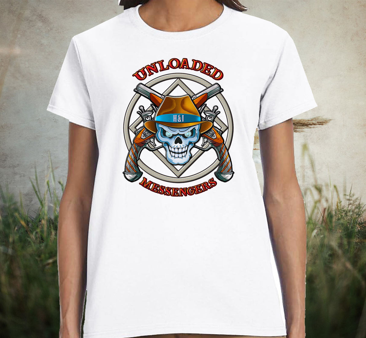 ldTs- Unloaded Messenger  Women's Tee