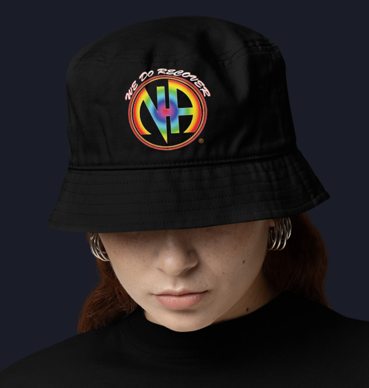 cbh- We Recover Rainbow Bucket Hat