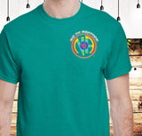 3" NA We Recover Rainbow Tee