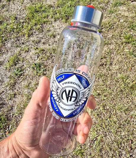 Winged NA Symbol Water Bottle