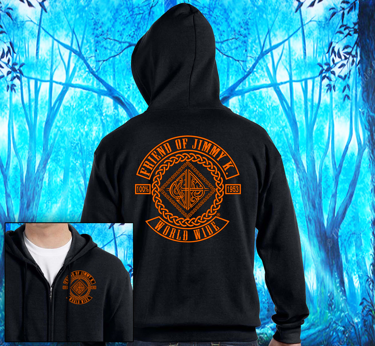 Friend Of Jimmy K Zip-Up Hoodie