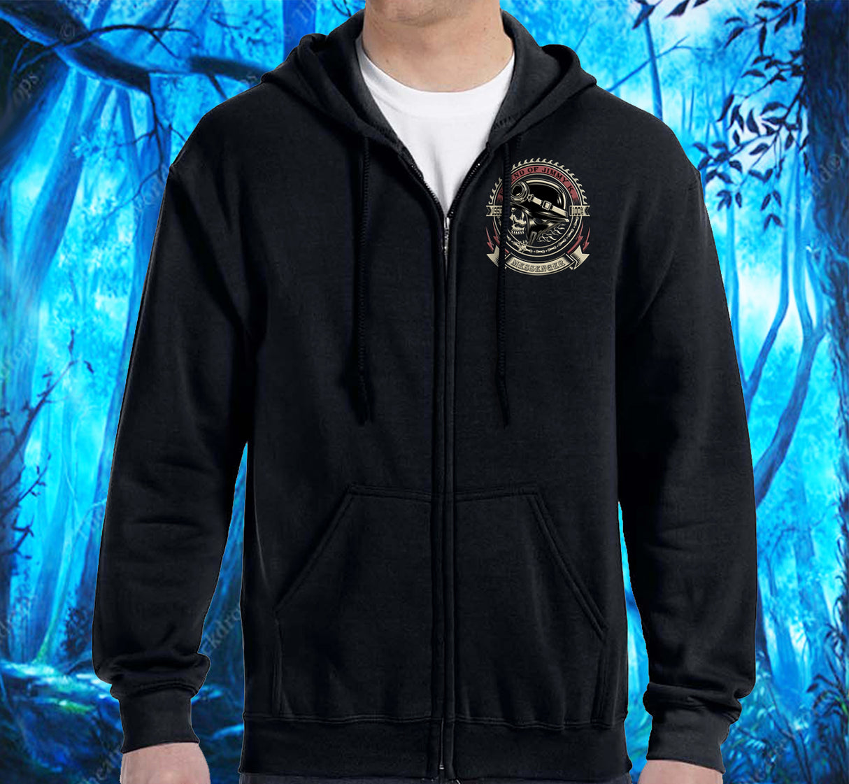 Jimmy K Messenger Zip-Up Hoodie