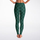 Gray Pandemonium Yoga Leggings - AOP