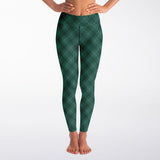 Gray Pandemonium Yoga Leggings - AOP