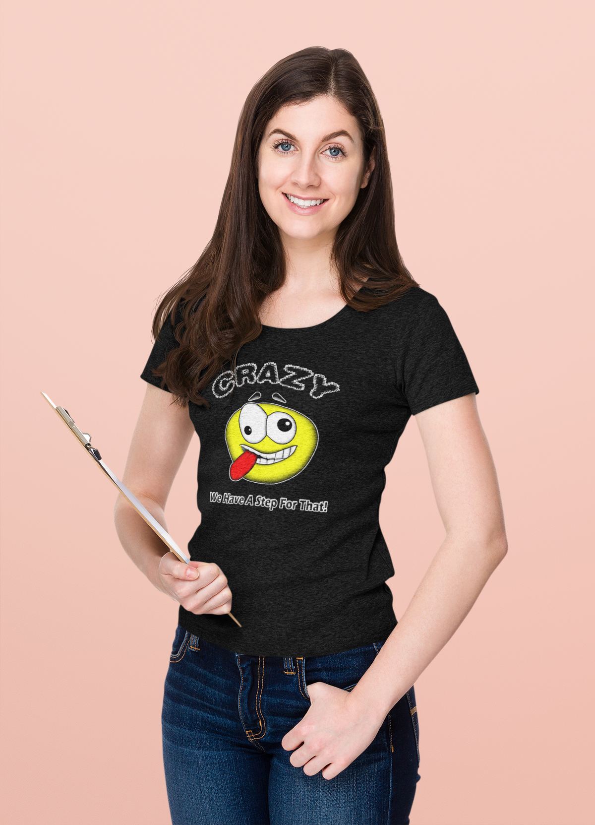 ldTs- Crazy Emoji  Women's Tee