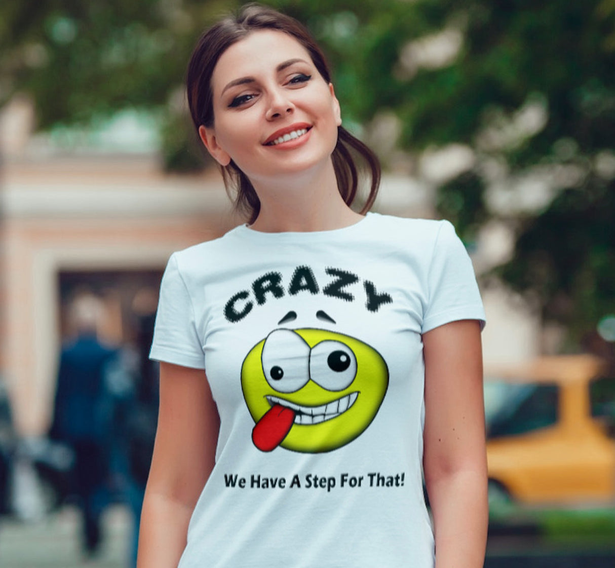 Crazy Emoji Women's DTG Tee