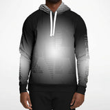 Black & White Message AOP Hoodie