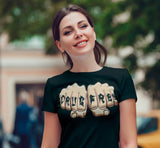 ldTs- Drug Free Fist Women's Tee