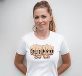 ldTs- Drug Free Fist Women's Tee