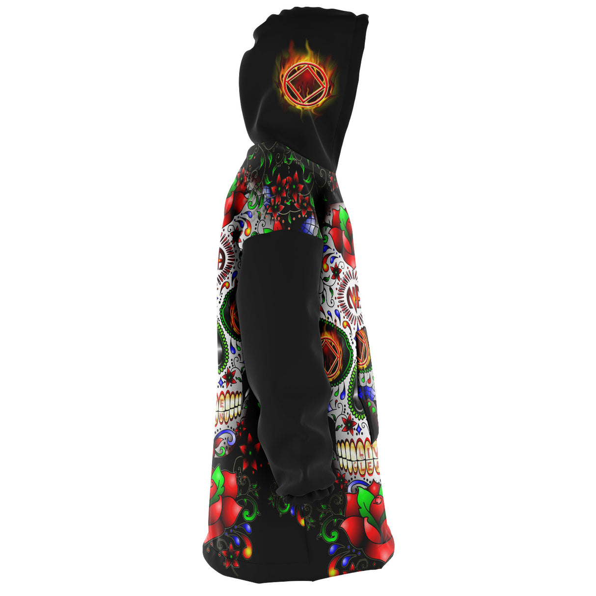 Sugar Skull Snug Hoodie - AOP