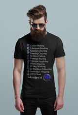 Member Of NA Check List SS/LS Tee