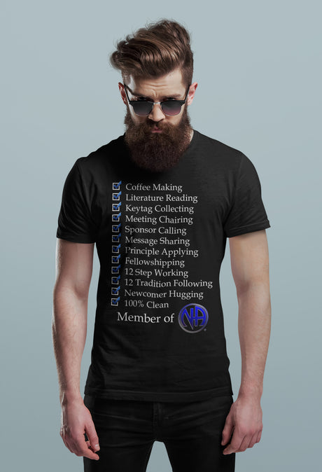 Member Of NA Check List SS/LS Tee