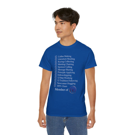 Member Of NA Check List SS/LS Tee