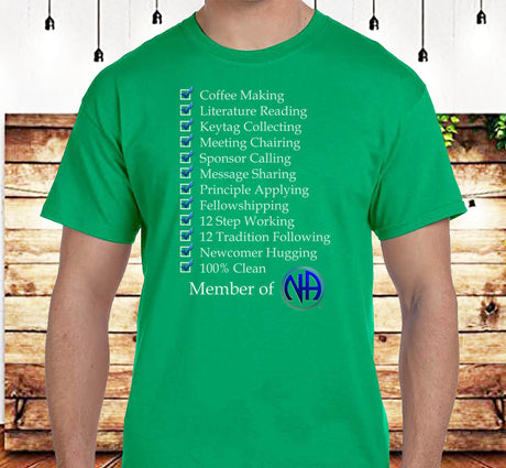 Member Of NA Check List SS/LS Tee