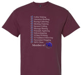 Member Of NA Check List SS/LS Tee