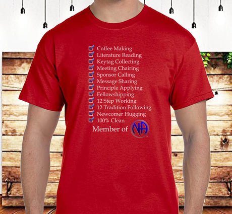 Member Of NA Check List SS/LS Tee