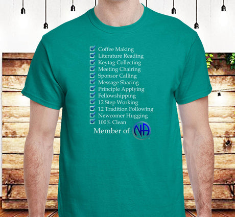 Member Of NA Check List SS/LS Tee